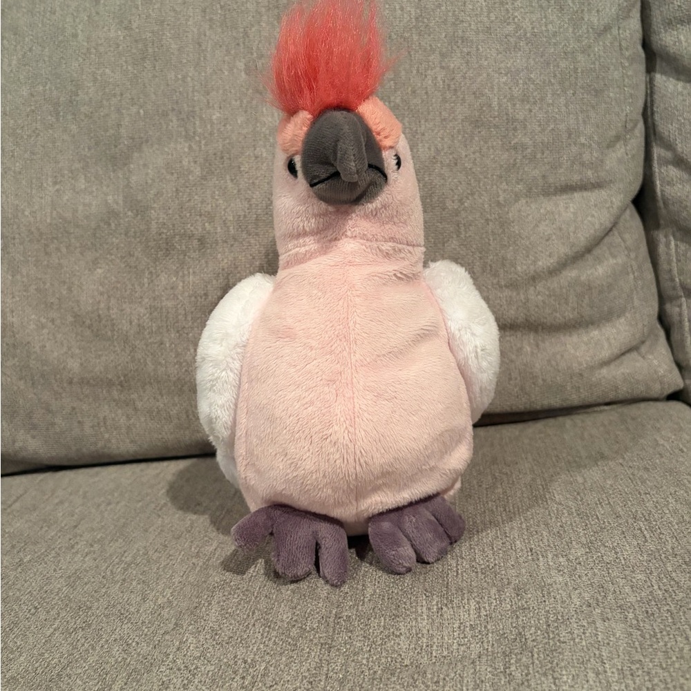 GANZ Webkinz Pink Cockatoo Bird 11" Stuffed Animal Parrot Plush HM365 no code